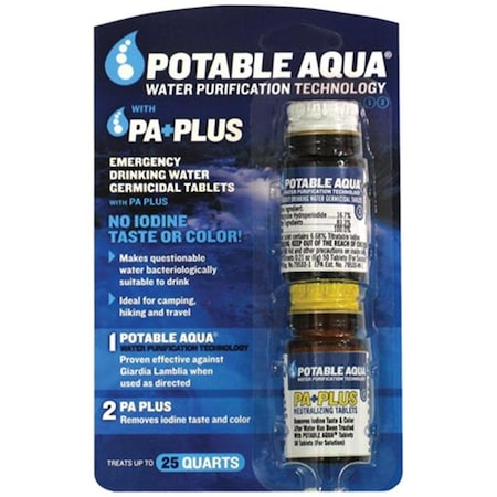 Potable Aqua Potable Aqua 371239 Plus Treating Water 371239